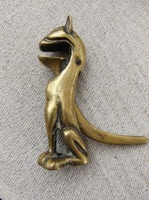 Brass Cat Nutcracker Vintage Antique