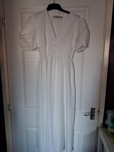 Primark white summer dress - white,