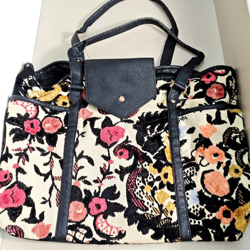 Large tapestry tote - tapestry, floral