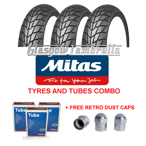 Mitas mc20 black scooter - 3, x