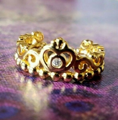 Miniature gold tiara 12th - gold, 1:12th