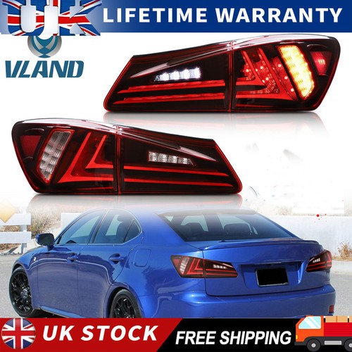 Vland red led tail lights - led,