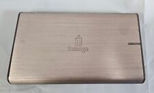 Iomega 1TB External Hard Drive LDHD-UP Silver with Data Cable And UK PSU