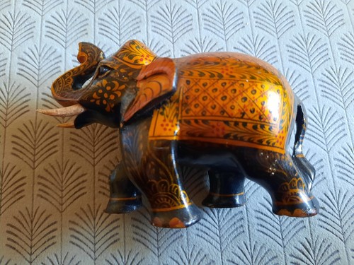 Vintage indian hand carved - indian,