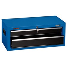 Draper Intermediate Tool Chest With Powder Coated Finish 2 Drawer 26" Blue