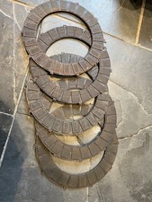 Used TRIUMPH BSA T100 500 350 500 650   JOB LOT x5 CLUTCH FRICTION PLATES