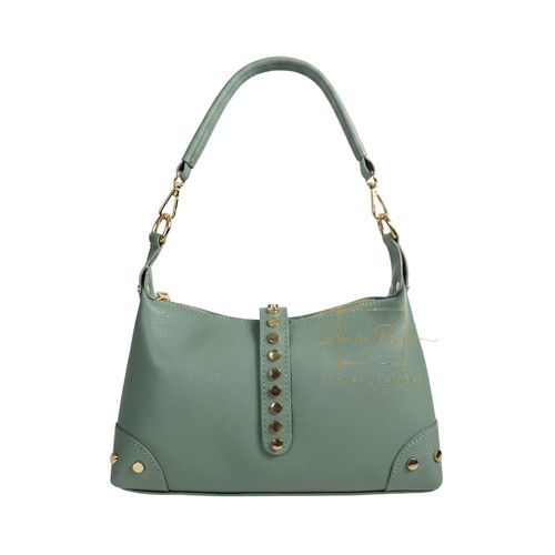 Genuine leather shoulder - leather, bag