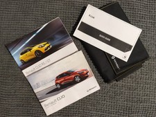 Renault Clio RS GT  2012-2016 Handbook Owners Manual & Wallet Pack Set