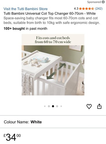 Tutti bambini universal cot - bambini,