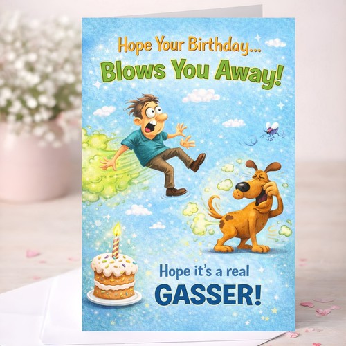 Funny birthday card - funny, –