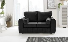 Plush velvet corner sofa - plush,