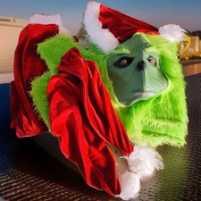 Grinch Santa Christmas Costume
