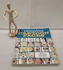 Drawing Cartoon Faces - Harry Hammernik & 8fish - Wooden Draw Aid - VGC -
