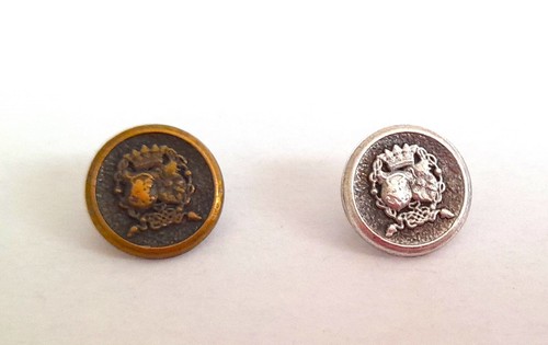 Metal shank buttons - 10,