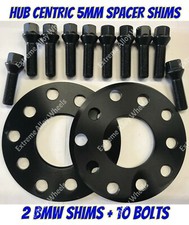 Black Alloy Wheel Spacers 5mm