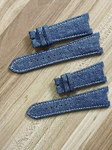 25x18mm blue denim watch - blue,