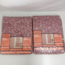 ST MICHAEL Curtains Set Of 2 VINTAGE 1970'S Marks & Spencer NEW SEALED Floral