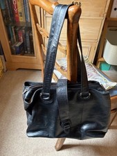 Tony Perotti large Black Messenger/Laptop bag