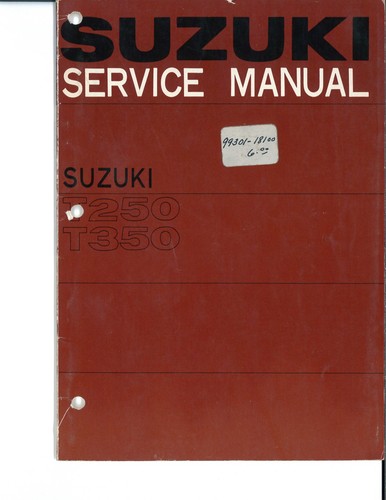 Suzuki service manual - -, &