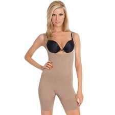 Frontless Body Shaper Waist Tummy Torso Back Slimmer Nude JF-001 Small