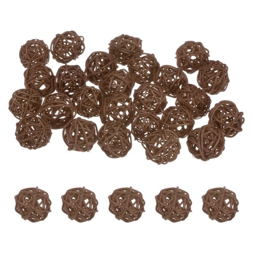 Pack wicker rattan - rattan, balls