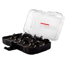 Excel 1/4" Shank 12 Piece TCT Router Bit Cutter Set in Transparent Case