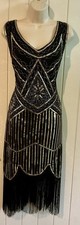Stunning New Flapper dress size L 12 14 Party Cocktails 20s