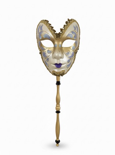 Venetian carnival mask - , stick