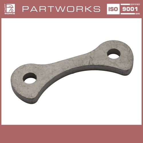 Retaining plate rear axle