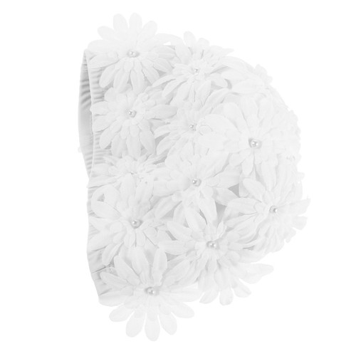 Adult womens swim cap - cap, white