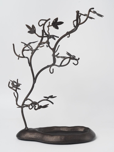 Bronze tree stand jewelry - stand,