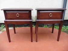 PAIR STAG MINSTREL MAHOGANY