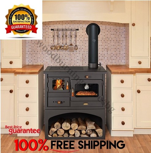 Cooking wood burning stove - burning,