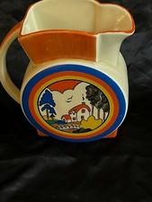 CLARICE CLIFF STYLE JUG BY