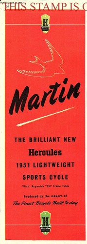 1951 advert hercules martin - 1951,