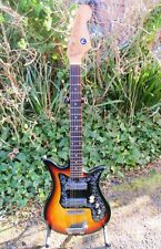 1970s Kay ET200 Tulip Shaped Electric Guitar For Restoration - Foil Pickups Work