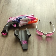 Nerf gun Rebelle Sweet Revenge pistol, holster and glasses