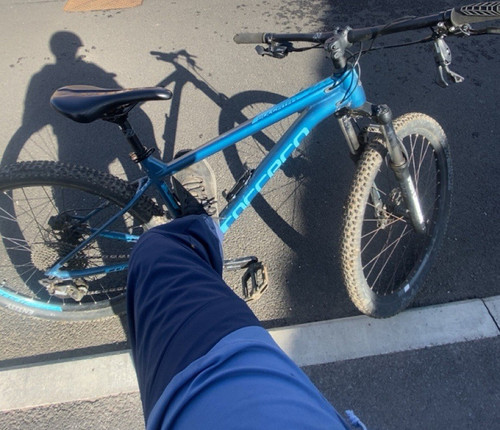 Carrera blue mountain bike - carrera,