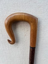 Rosewood Shepherds Crook Full Turn  Hazel Walking Stick No.2