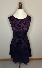 Oasis Purple & Black Floral