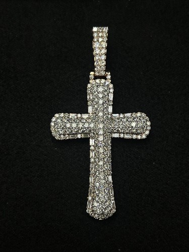 52ct diamond cross pendant - diamond,