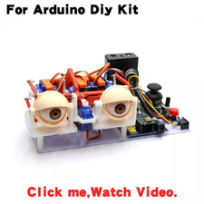 Animatronic Eyes DIY kit for Arduino Bionic robot SG90 servo Joystick control