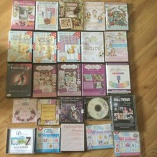 bundle of 25 craft cds / dvd - joanna sheen, polka doodles, green street joblot