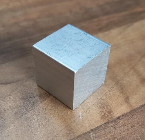 Aluminium solid cube - aluminium,