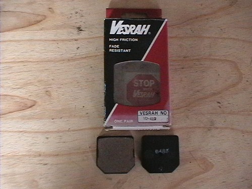 Vesrah vd419 front brake - vd419, pads