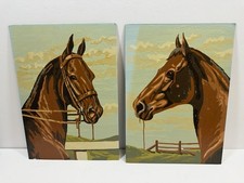 2 X Vintage Mid Century Oil