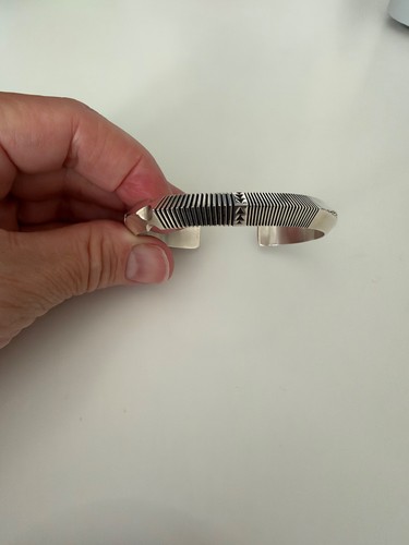 Navajo sterling silver cuff - sterling, by