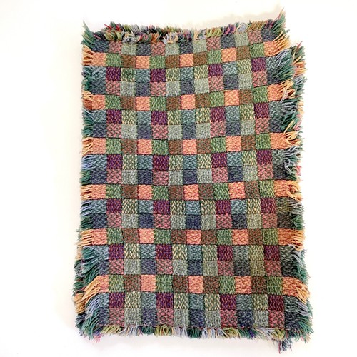 Vintage woven tapestry - vintage,