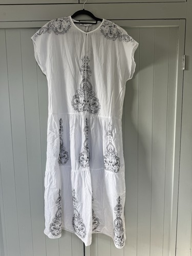 Zara size white midi - midi, dress