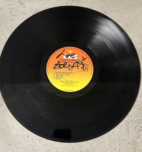 Signed adam ant - adam,